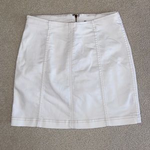 White free people skirt size 6
